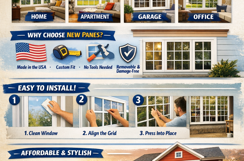 How DIY Window Grids Can Make Your Old Windows Look Shockingly New